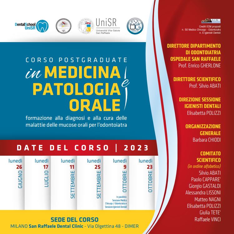 MILANO – Corso postgraduate in medicina e patologia orale
